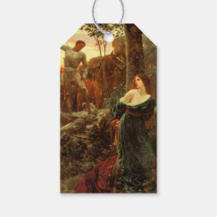 Etiquetas Para Regalos Chivalry (de Frank Dicksee)