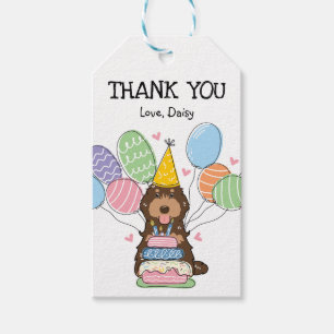 Etiquetas Para Regalos Chocolate Cockapoo Cavapoo Fiesta de cumpleaños