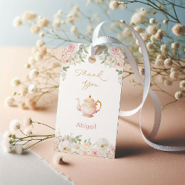 Etiquetas Para Regalos Chorreo de té para baby shower