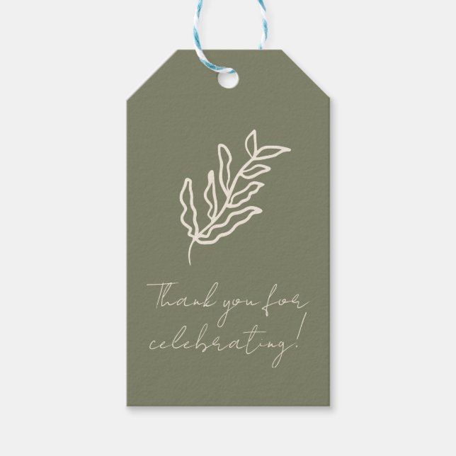 Etiquetas Para Regalos Chorro (Anverso)