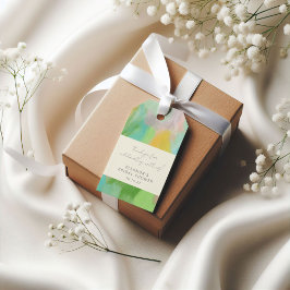 Etiquetas Para Regalos Chorro De Agradecimiento Personalizado Para Desped