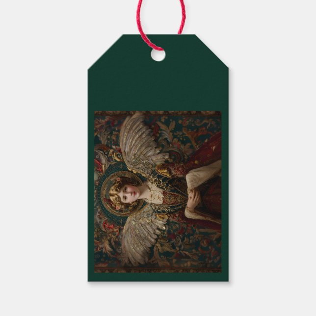 Etiquetas Para Regalos Christmas Angel (Anverso)