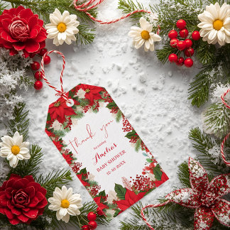 Etiquetas Para Regalos Christmas baby shower festive