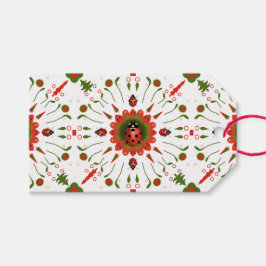 Etiquetas Para Regalos Christmas Ladybug Red White Green Holiday