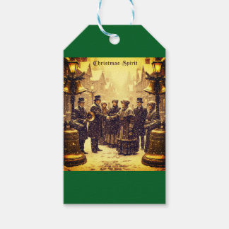 ETIQUETAS PARA REGALOS CHRISTMAS SPIRIT TRADITIONAL DESIGN
