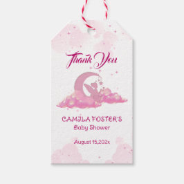 Etiquetas Para Regalos Chupinada de Bebé Hada Rosa Pequeña