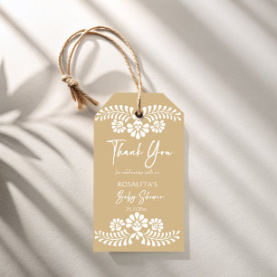 Etiquetas Para Regalos Cielito lindo beige favores de ducha de bebé mexic