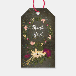 Etiquetas Para Regalos Cielo de constelación de estrellas de plata de oro