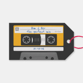 Etiquetas Para Regalos Cinta de Cassette de los años 1980