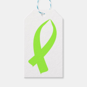 Etiquetas Para Regalos Cinta de sensibilización (Lime Green)