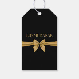 Etiquetas Para Regalos Cinta dorada Eid Mubarak