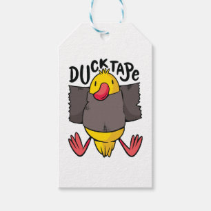 Etiquetas Para Regalos Cinta Pato Divertido