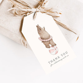 Etiquetas Para Regalos Circo de oso moderno para niños | Chicas Cumpleaño