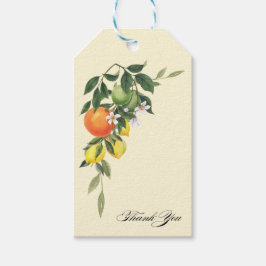 Etiquetas Para Regalos Citrus Themed Bridal Shower Favor Gift Tag