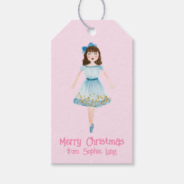 Etiquetas Para Regalos Clara, un capricho de nueces de color rosa