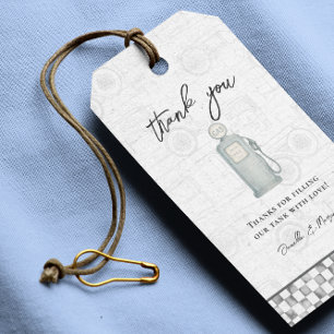Etiquetas Para Regalos Clásico en Creación Shower de Bebé de Coche Vintag
