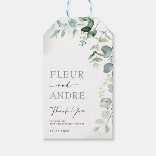 Etiquetas Para Regalos Clásico Eucalyptus Greenery Wedding Favor
