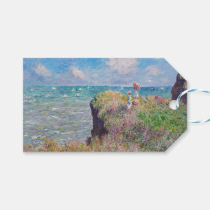Etiquetas Para Regalos Claude Monet - Camino acantilado en Pourville
