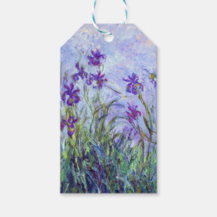 Etiquetas Para Regalos Claude Monet - Lilac Irises / Iris Mauves