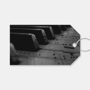 Etiquetas Para Regalos Claves de piano de música