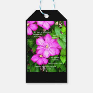 Etiquetas Para Regalos Clematis con romanos 5:3-5