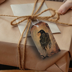 Etiquetas Para Regalos Clockwork Raven