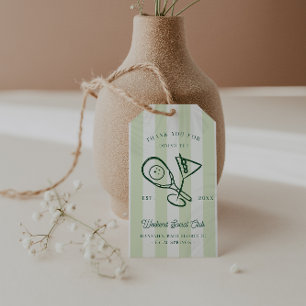 Etiquetas Para Regalos Club Campestre Pickleball Bachelorette Favor
