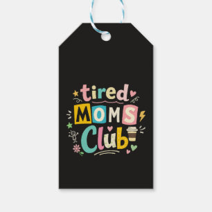 Etiquetas Para Regalos Club de Madres Cansadas Café Humor de Mamá