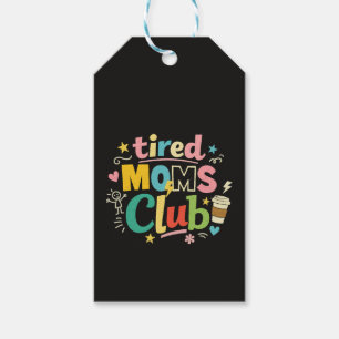 Etiquetas Para Regalos Club de Mamás Cansadas Café Humor de Mamá