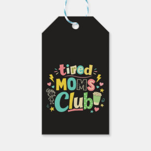 Etiquetas Para Regalos Club de Mamás Cansadas Café Humor de Mamá
