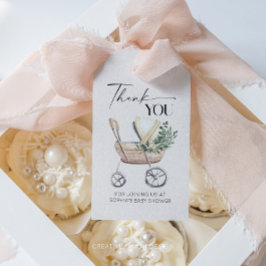 Etiquetas Para Regalos Cochecito de bebé boho neutro para regalo de baby