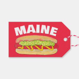 Etiquetas Para Regalos Cocina de comida Maine Red Snapper Hotdog Portland