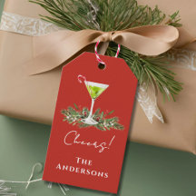 Cóctel Martini Festivo Rojo Navideño ¡Salud!