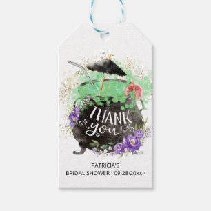 Etiquetas Para Regalos Cóctel Punch de Bruja para Despedida de Soltera de