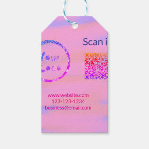 Etiquetas Para Regalos código q r simple añadir logotipo código de explor