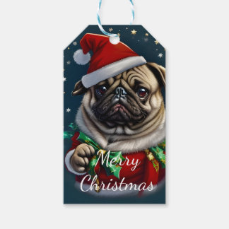 Etiquetas Para Regalos Colección de Navidad de Santa Claus Vintage