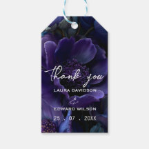 Colección de traje de boda floral azul medianoche