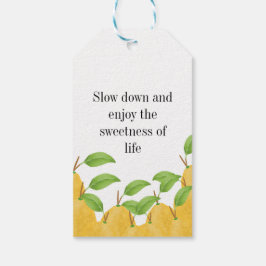 Etiquetas Para Regalos Colección Lemon Bloom