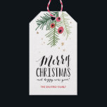 Etiquetas Para Regalos Colección Merry Berry<br><div class="desc">Etiquetas de regalo colgantes personalizadas.</div>
