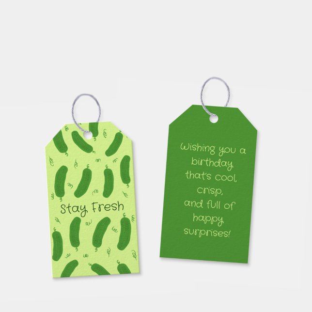 Etiquetas Para Regalos Colección Pickle & Fresh (Subido por el creador)
