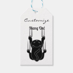 Etiquetas Para Regalos Colgar en gato negro Thunder_Cove