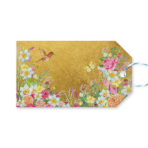 Colibrí floral de oro Opulencia