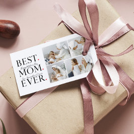 Etiquetas Para Regalos Collage moderno foto mejor mamá feliz día de las m