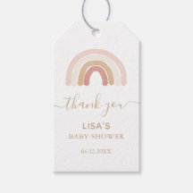 Color de agua rosa Arcoiris Baby Shower