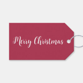 Etiquetas Para Regalos Color de tendencia cálido rosa Minimalista