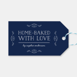 Etiquetas Para Regalos Color Editable Florece En Casa Horneado Con Amor