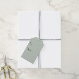 Etiquetas Para Regalos Color sólido de caseta