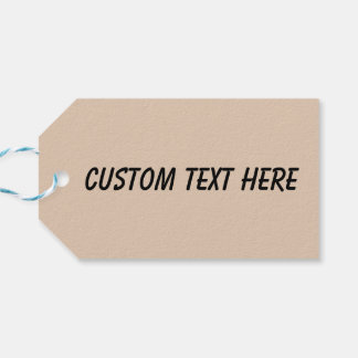 Etiquetas Para Regalos Color sólido liso Palomino beige