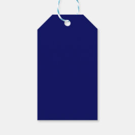 Etiquetas Para Regalos Color sólido marino oscuro