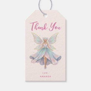 Etiquetas Para Regalos Colores Pastel Ángel Hada Mágica Gracias